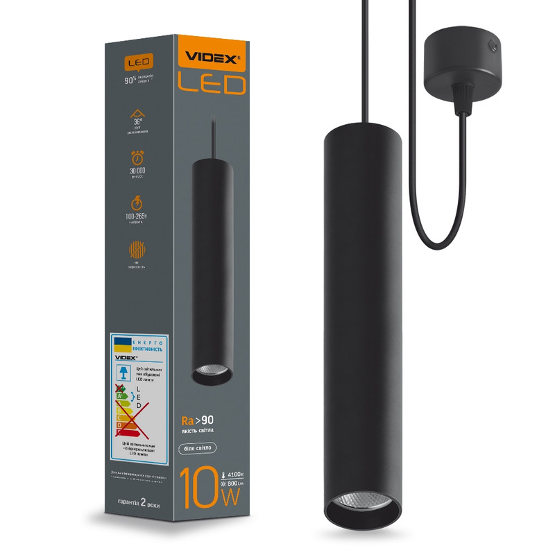 Світильник внутрішній світлодіодний LED Videx (VL-SP-10034B)